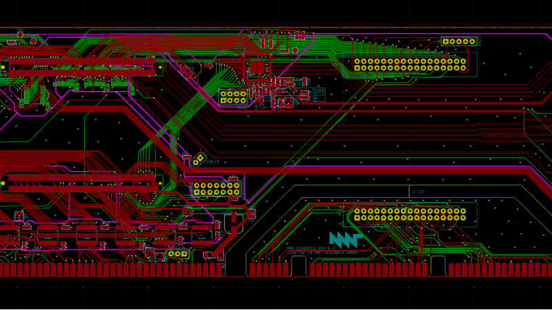 Fix 1V8 / 3V3 della mia ZZ9000 con il taglio della pista !